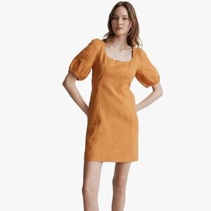 Madewell Parker Dress, 100% linen, size 6, good used condition